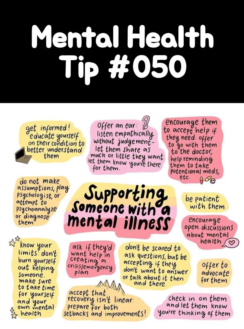 Emotional Well-being Infographic | Mental Health Tip #050